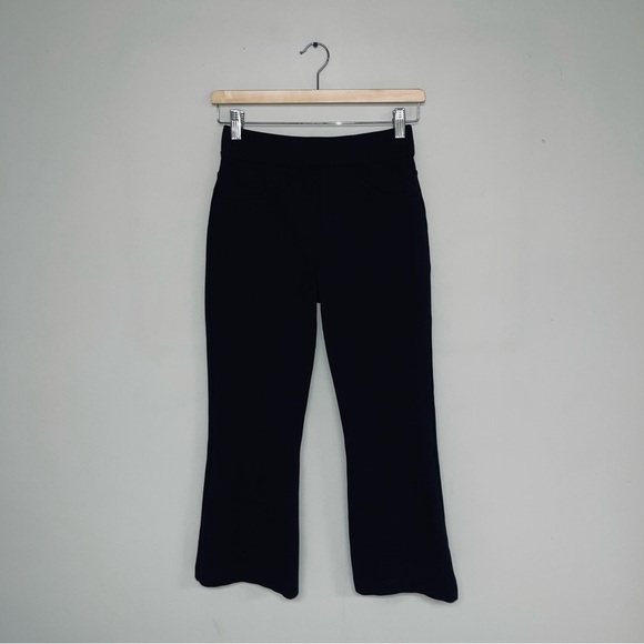 SPANX The Perfect Pant Women's Size Small Black Crop Flare Ponte High Waisted - Picture 2 of 14